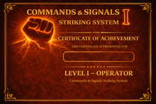 Commands & Signals Striking System Vol.1 - Digital Certification Available