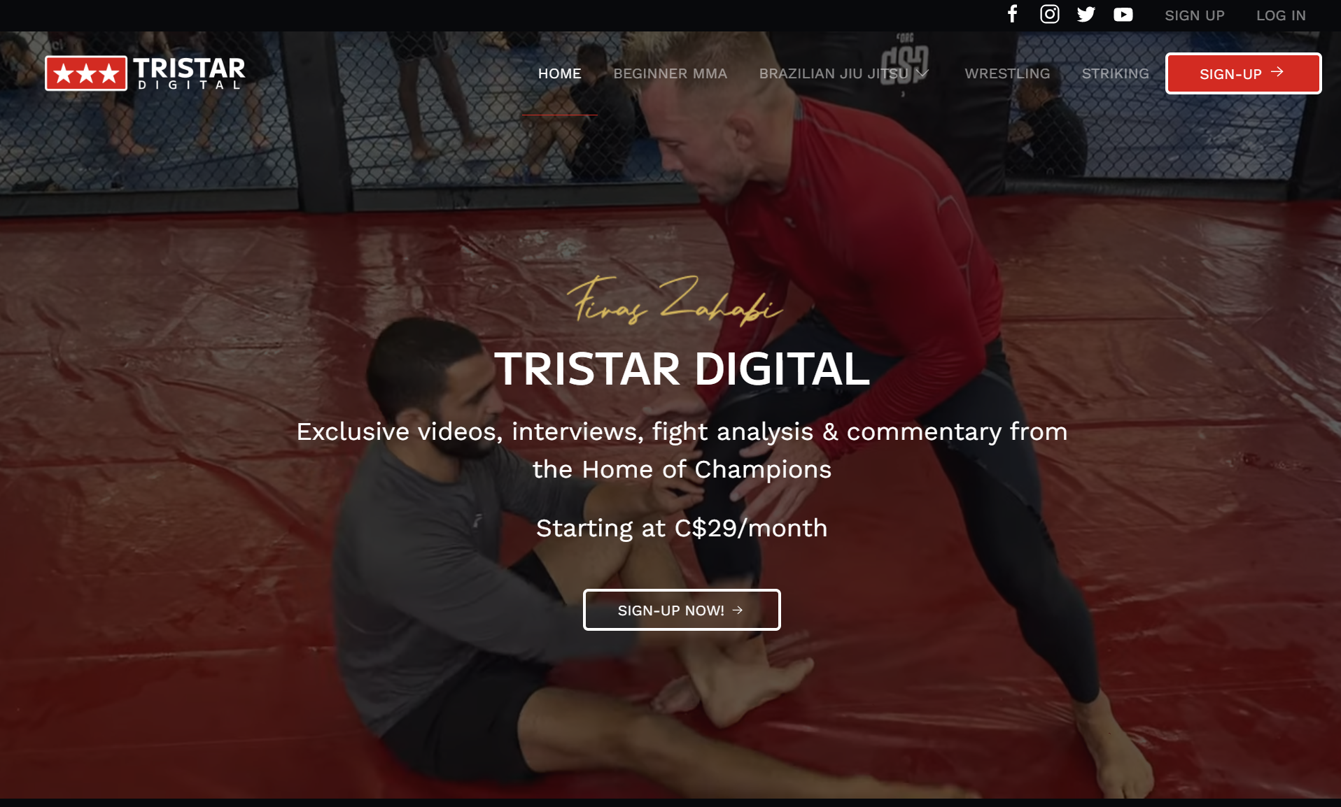 Tristar Gym Digital Subscription Train online with Coach Zahabi